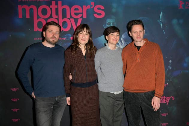 Arne Kohlweyer, Marie Leuenberger, Johanna Moder und Robert Oberrainer bei der Premiere des Kinofilms Mother s Baby im Kino in der Kulturbrauerei. Berlin, 14.01.2026