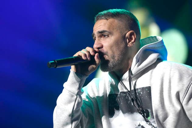 Bushido live bei einem Konzert seiner Alles wird gut -Tour in der ZAG Arena. Hannover, 14.01.2026