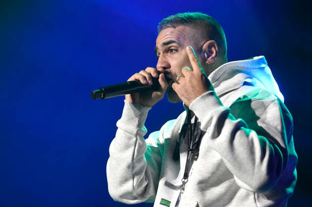 Bushido live bei einem Konzert seiner Alles wird gut -Tour in der ZAG Arena. Hannover, 14.01.2026