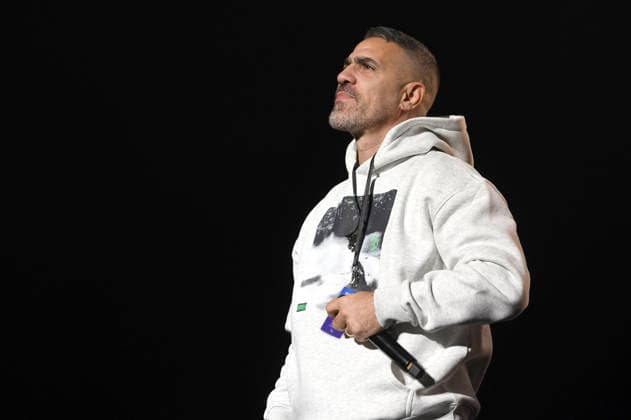 Bushido live bei einem Konzert seiner Alles wird gut -Tour in der ZAG Arena. Hannover, 14.01.2026