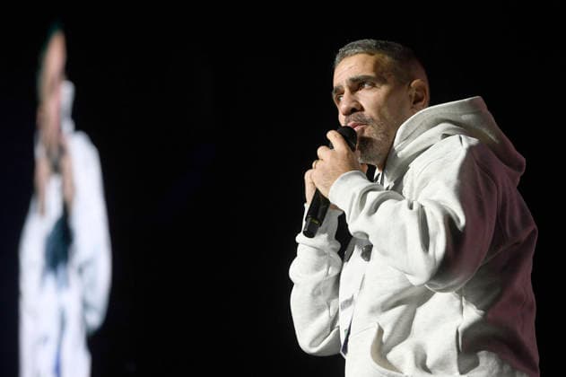 Bushido live bei einem Konzert seiner Alles wird gut -Tour in der ZAG Arena. Hannover, 14.01.2026