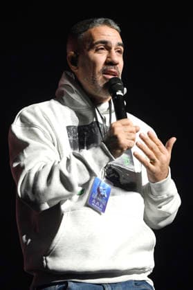Bushido live bei einem Konzert seiner Alles wird gut -Tour in der ZAG Arena. Hannover, 14.01.2026