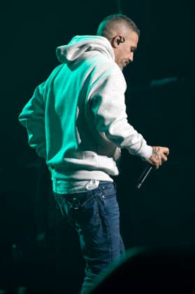 Bushido live bei einem Konzert seiner Alles wird gut -Tour in der ZAG Arena. Hannover, 14.01.2026