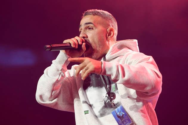 Bushido live bei einem Konzert seiner Alles wird gut -Tour in der ZAG Arena. Hannover, 14.01.2026