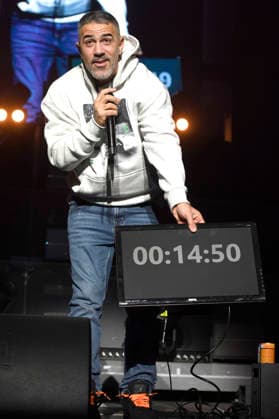 Bushido live bei einem Konzert seiner Alles wird gut -Tour in der ZAG Arena. Hannover, 14.01.2026