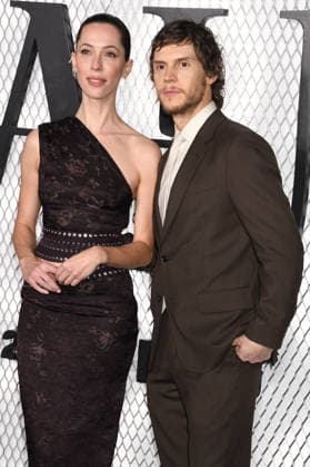 NEW YORK, NY - JANUARY 14: Rebecca Hall and Evan Peters at the FX premiere of The Beauty at MoMA on January 14, 2026 in New York City. Copyright: xMediaPunchx