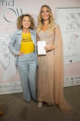 abb: Aline von Drateln und Victoria Jancke beim Book Launchs von Victoria Jancke mit dem Titel Grow & Glow Visit Berlin, in Berlin am 14.01.2026 Berlin Deutschland