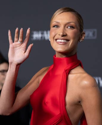 Arrivals for the New York series premiere of FX s The Beauty Featuring: Bella Hadid Where: New York, New York, United States When: 14 Jan 2026 Credit: Janet Mayer INSTARimages.com EDITORIAL USE ONLY. NOT FOR USE BY NEWSPAPERS BASED IN THE UK. Copyright: xx instar55383458