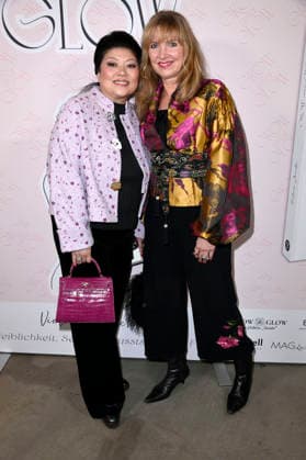 Yu Zhang und Nanna Kuckuck beim Launch des Buches Grow & Glow von Victoria Jancke im The Visit Coffee, Roastery & Eatery Kudamm. Berlin, 14.01.2026