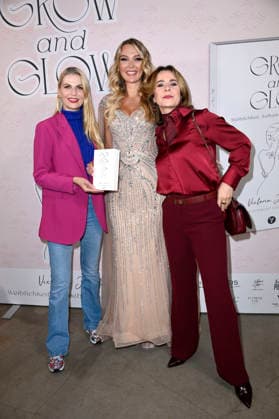 Tanja Bülter, Victoria Jancke und Bettina Cramer beim Launch des Buches Grow & Glow von Victoria Jancke im The Visit Coffee, Roastery & Eatery Kudamm. Berlin, 14.01.2026