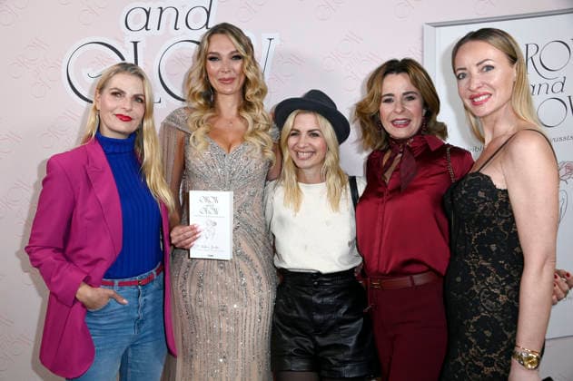 Tanja Bülter, Victoria Jancke, Susan Sideropoulos, Bettina Cramer und Lana Mueller beim Launch des Buches Grow & Glow von Victoria Jancke im The Visit Coffee, Roastery & Eatery Kudamm. Berlin, 14.01.2026
