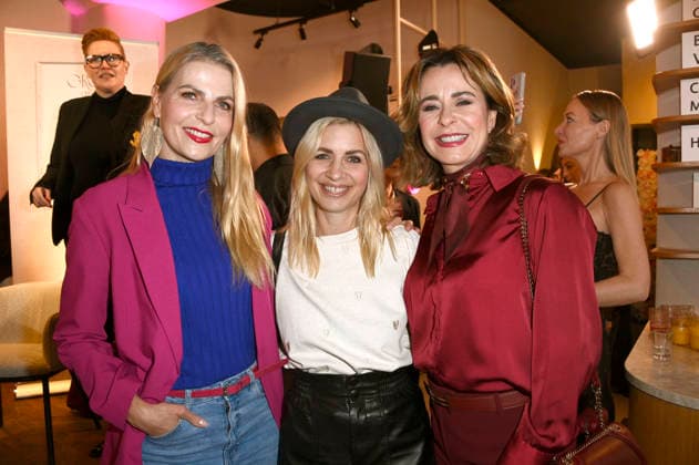 Tanja Bülter, Susan Sideropoulos und Bettina Cramer beim Launch des Buches Grow & Glow von Victoria Jancke im The Visit Coffee, Roastery & Eatery Kudamm. Berlin, 14.01.2026