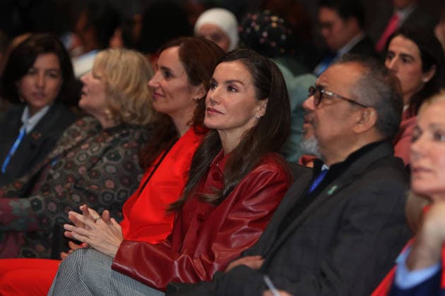 Queen Letizia chairs the Global Caregivers Forum Spanish Minister of Health, Monica Garcia, and Queen Letizia attend the Global Caregivers Forum organized by UNICEF and WHO at CaixaForum Madrid, January 15, 2026, in Madrid Spain The Global Caregivers Forum will bring together leaders, experts and organizations to develop a roadmap for expanding parenting programs around the world QUEEN LETIZIA UNICEF GLOBAL CAREGIVERS FORUM JANUARY 15, 2026 José Ramó Madrid Madrid Spain  Copyright: xJosÃ xRamonxHernandox 7220665