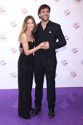 Alexandra Neldel and Kai Schumann at the premiere of SAT.1 TV movie Der Minister at Delphi Filmtheater movie theater., Berlin, Germany WENN 10860043.jpg