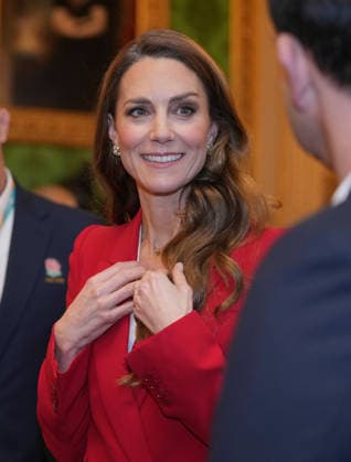 . 15 01 2026. Windsor, United Kingdom. Kate Middleton, the Princess of Wales, at a reception for the England WomenÕs Rugby Team, at Windsor Castle, United Kingdom  xPoolx xi-Imagesx IIM-26509-0001