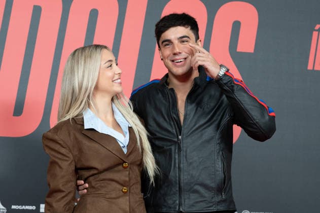 The film Idolos at the VP Hotel in Madrid in Madrid - 15 Jan 2026 Ana Mena and Oscar Casas during the presents the film Idolos at the VP Hotel Madrid Spain Copyright: xAtilanoxGarciax xSOPAxImagesx photos02288
