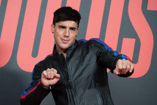 January 15, 2026, Madrid, Spain: Oscar Casas seen during the presents the film Idolos at the VP Hotel Madrid Spain - ZUMAs197 20260115_aaa_s197_315 Copyright: xAtilanoxGarciax
