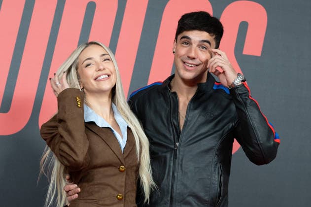 January 15, 2026, Madrid, Spain: Ana Mena and Oscar Casas during the presents the film Idolos at the VP Hotel Madrid Spain - ZUMAs197 20260115_aaa_s197_329 Copyright: xAtilanoxGarciax
