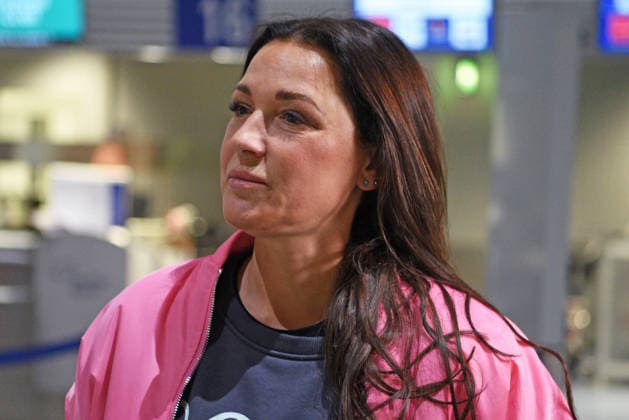 Simone Ballack - Abflug der Kandidaten der RTL TV-Show ICH BIN EIN STAR, HOLT MICH HIER RAUS am Frankfurter Flughafen in Frankfurt am Main am 15.01.2026