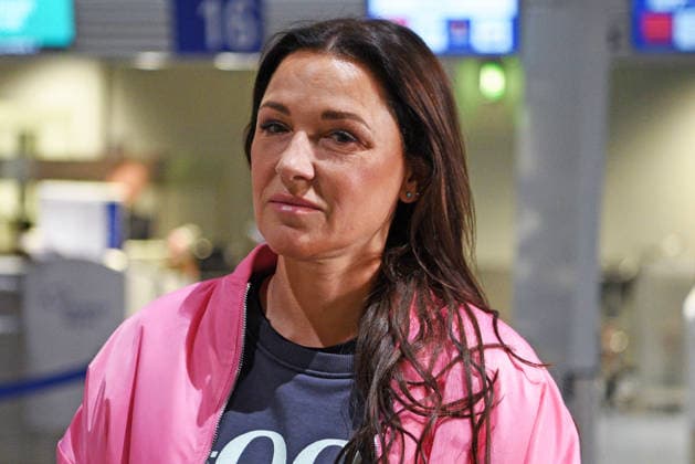 Simone Ballack - Abflug der Kandidaten der RTL TV-Show ICH BIN EIN STAR, HOLT MICH HIER RAUS am Frankfurter Flughafen in Frankfurt am Main am 15.01.2026
