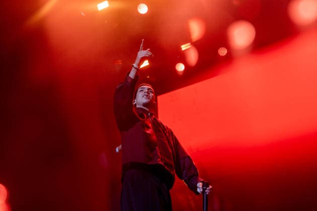 Milo J concert at the Movistar Arena Singer Milo J during a performance at the Movistar Arena, January 15, 2026, in Madrid Spain Milo J is an Argentine urban music singer and songwriter who has become known for mixing trap with Argentine folklore, tango and other Latin styles 15 JANUARY 2026 CONCERT MUSIC SINGER MILO J Madrid Madrid Madrid Spain  Copyright: xRicardoxRubiox 7222456