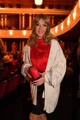 Cornelia Corba Premiere Wer schießt auf Frau Hummel? Komödie im Hotel Bayerischen Hof München 15. Januar 2026