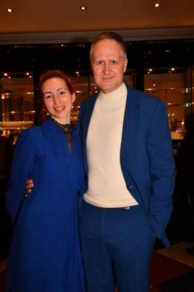Regina Speisender und Thomas Sprekelsen Premiere Wer schießt auf Frau Hummel? Komödie im Hotel Bayerischen Hof München 15. Januar 2026