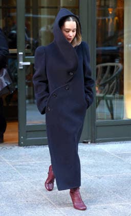 Emilia Clarke out in New York Actress Emilia Clarke leaves her hotel in Soho, New York on January 15, 2026. Photo by Dylan Travis ABACAPRESS.COM New York NY  Copyright: xDylanxTravis ABACAx