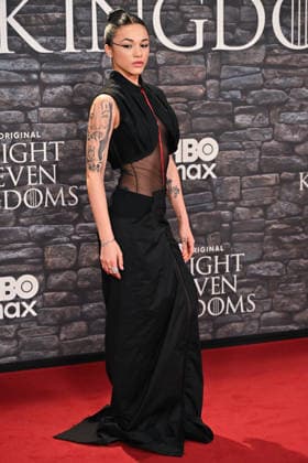 premiere Knight of the seven kingdoms Maria Esposito on the red carpet of the premiere Knight of the seven kingdoms TV series of the HBO platform Italy at the cinema The space Moderno. Rome (Italy), 15th, January 2026 Copyright: xImago-Images Emmefotox