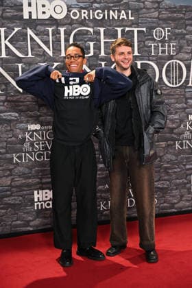 premiere Knight of the seven kingdoms Mickey Down, Konrad Kay on the red carpet of the premiere Knight of the seven kingdoms TV series of the HBO platform Italy at the cinema The space Moderno. Rome (Italy), 15th, January 2026 Copyright: xImago-Images Emmefotox