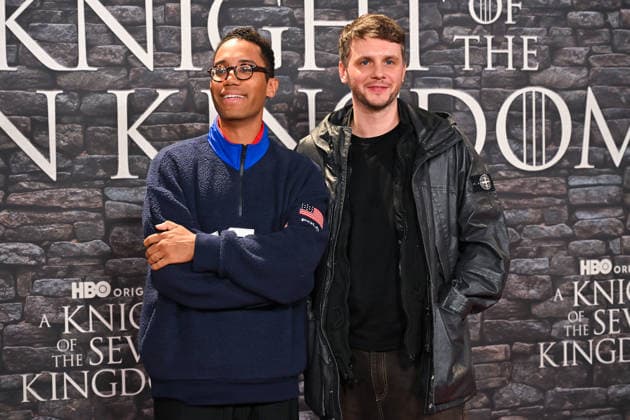 premiere Knight of the seven kingdoms Mickey Down, Konrad Kay on the red carpet of the premiere Knight of the seven kingdoms TV series of the HBO platform Italy at the cinema The space Moderno. Rome (Italy), 15th, January 2026 Copyright: xImago-Images Emmefotox