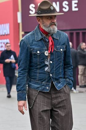 News - Pitti Immagine Uomo 109 Fahion people at Pitti Immagine Uomo 109 during Pitti Immagine Uomo 109, News in Florence, Italy, January 15 2026 Florence Fortezza da Basso Italy Copyright: xLisaxGuglielmix xLiveMediax LPN_2238545