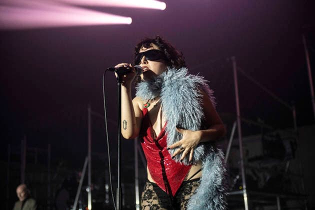 Sworn Virgins performing live at Brixton Academy, London, 15 January 2026 Sworn Virgins performing live at Brixton Academy, London, 15 January 2026 Kuntessa ,guest singer Sworn Virgins is a London-based, enigmatic electronic disco production duo known for their blend of acid, EBM, and retro disco, featuring members like, Credit:Dafydd Owen Avalon Brixton Academy, London Copyright: xDafyddxOwenx xAvalonx 1066432774