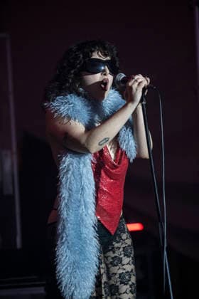 Sworn Virgins performing live at Brixton Academy, London, 15 January 2026 Sworn Virgins performing live at Brixton Academy, London, 15 January 2026 Kuntessa ,guest singer Sworn Virgins is a London-based, enigmatic electronic disco production duo known for their blend of acid, EBM, and retro disco, featuring members like, Credit:Dafydd Owen Avalon Brixton Academy, London Copyright: xDafyddxOwenx xAvalonx 1066432879