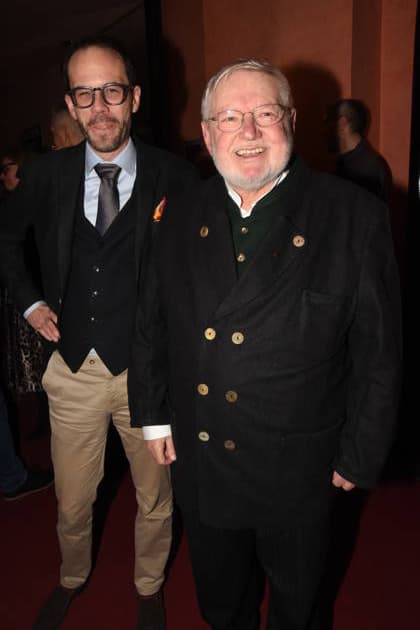 Markus Achter Anselm Bilgri Unternehmensberater Muenchen 15 01 2026 Komoedie im Bayerischen Hof Premiere Wer schiesst auf Frau Hummel Foto Bernd Muenchen Muenchen