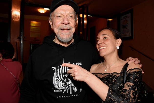 Darsteller Dirk Galuba, Schauspieler Frau Enrica Muenchen 15 01 2026 Komoedie im Bayerischen Hof Premiere Wer schiesst auf Frau Hummel Foto Muenchen