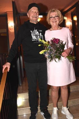 Darsteller Dirk Galuba, Schauspieler Saskia Vester, Schauspielerin Muenchen 15 01 2026 Komoedie im Bayerischen Hof Premiere Wer schiesst auf Frau Hummel Foto Bernd Muenchen Muenchen