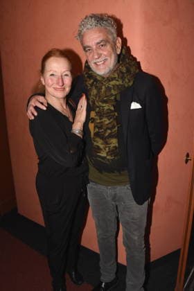 Birgit Wolf Faltermeyer PR Mario Gamba Gastronom Gourmet Koch Muenchen 15 01 2026 Komoedie im Bayerischen Hof Premiere Wer schiesst auf Frau Hummel Foto Bernd Muenchen Muenchen
