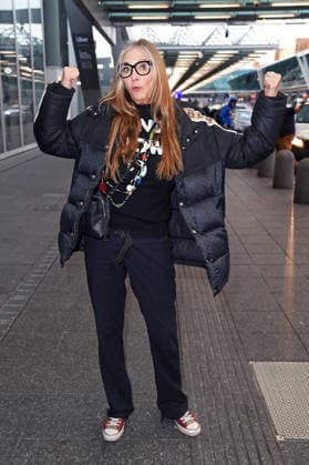 Nicole Belstler-Boettcher - Abflug der Kandidaten der RTL TV-Show ICH BIN EIN STAR, HOLT MICH HIER RAUS am Frankfurter Flughafen in Frankfurt am Main am 16.01.2026