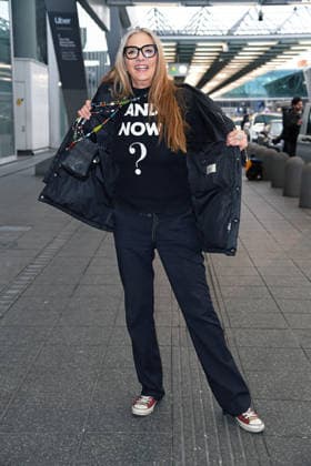 Nicole Belstler-Boettcher - Abflug der Kandidaten der RTL TV-Show ICH BIN EIN STAR, HOLT MICH HIER RAUS am Frankfurter Flughafen in Frankfurt am Main am 16.01.2026