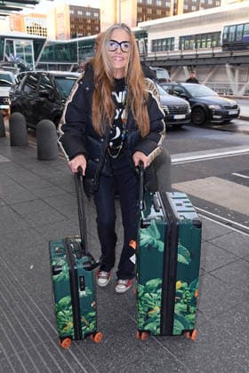 Nicole Belstler-Boettcher - Abflug der Kandidaten der RTL TV-Show ICH BIN EIN STAR, HOLT MICH HIER RAUS am Frankfurter Flughafen in Frankfurt am Main am 16.01.2026