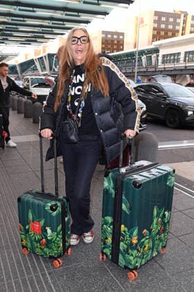 Nicole Belstler-Boettcher - Abflug der Kandidaten der RTL TV-Show ICH BIN EIN STAR, HOLT MICH HIER RAUS am Frankfurter Flughafen in Frankfurt am Main am 16.01.2026