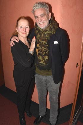 Birgit Wolf Faltermeyer PR Mario Gamba Gastronom Gourmet Koch Muenchen 15 01 2026 Komoedie im Bayerischen Hof Premiere Wer schiesst auf Frau Hummel Foto Bernd Muenchen Muenchen