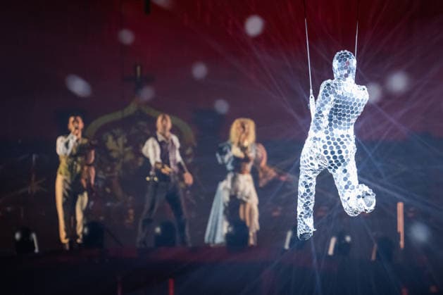 DJ BoBo, Europa Park Arena, The Great Adventure, Konzert, 15 Januar, Europa Park Rust, Eurodance, Live Show, spektakuläre Bühne, Lichteffekte, Tänzer, Choreografie, Hits, Fans, ausverkauft, Tourstart, Multimedia Show, VR Erlebnis, Popkultur, Entertainment, Live Event, Musikshow, Eventbranche, Showpremiere, Familienevent, Winterevent, Symbolfoto für Konzerte, Tourneen, Großevents, Festivalfeeling, Fanbegeisterung, Bühnenperformance, moderne Showtechnik Rust Europa Park Baden-Württemberg Deutschland Copyright: xFINLEYxMÖRCHx
