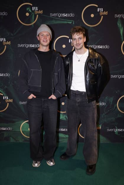 STOCKHOLM, SWEDEN 20260116 Victor Leksell and Fredrik Gislander arrive at the P3 Guldgalan 2026 at Cirkus in Stockholm STOCKHOLM SWEDEN x12150x  Copyright: xCaisaxRasmussen TTx P3 GULDGALAN 2026 BKNc_YsHtds