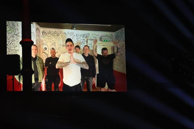 STOCKHOLM, SWEDEN 20260116 Viagra Boys on link after winning the Artist of the Year award at the P3 Guldgalan 2026 at Cirkus in Stockholm STOCKHOLM SWEDEN x12150x  Copyright: xCaisaxRasmussen TTx P3 GULDGALAN 2026 T0rVvaJM2rM