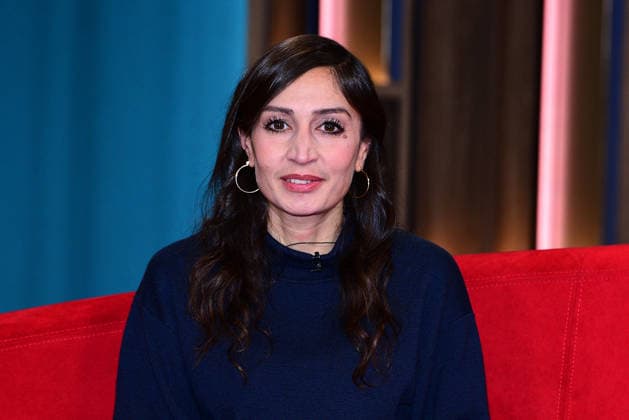 Gilda Sahebi zu Gast bei Moderaorin bei der Sendung DAS Rote Sofa (NDR) am 16.01.2026 in Hamburg Gilda Sahebi zu Gast in der Sendung DAS! (NDR) in Hamburg