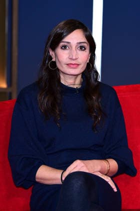 Gilda Sahebi zu Gast bei Moderaorin bei der Sendung DAS Rote Sofa (NDR) am 16.01.2026 in Hamburg Gilda Sahebi zu Gast in der Sendung DAS! (NDR) in Hamburg
