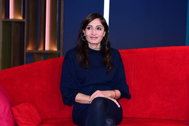 Gilda Sahebi zu Gast bei Moderaorin bei der Sendung DAS Rote Sofa (NDR) am 16.01.2026 in Hamburg Gilda Sahebi zu Gast in der Sendung DAS! (NDR) in Hamburg