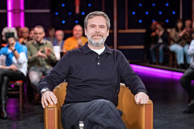MDR - Riverboat. Schauspieler und Autor Matthias Matschke anläßlich der Aufzeichnung der MDR - Talkshow Riverboat am 16.01.2026 in der Mediacity Leipzig. 20260116SFL0035